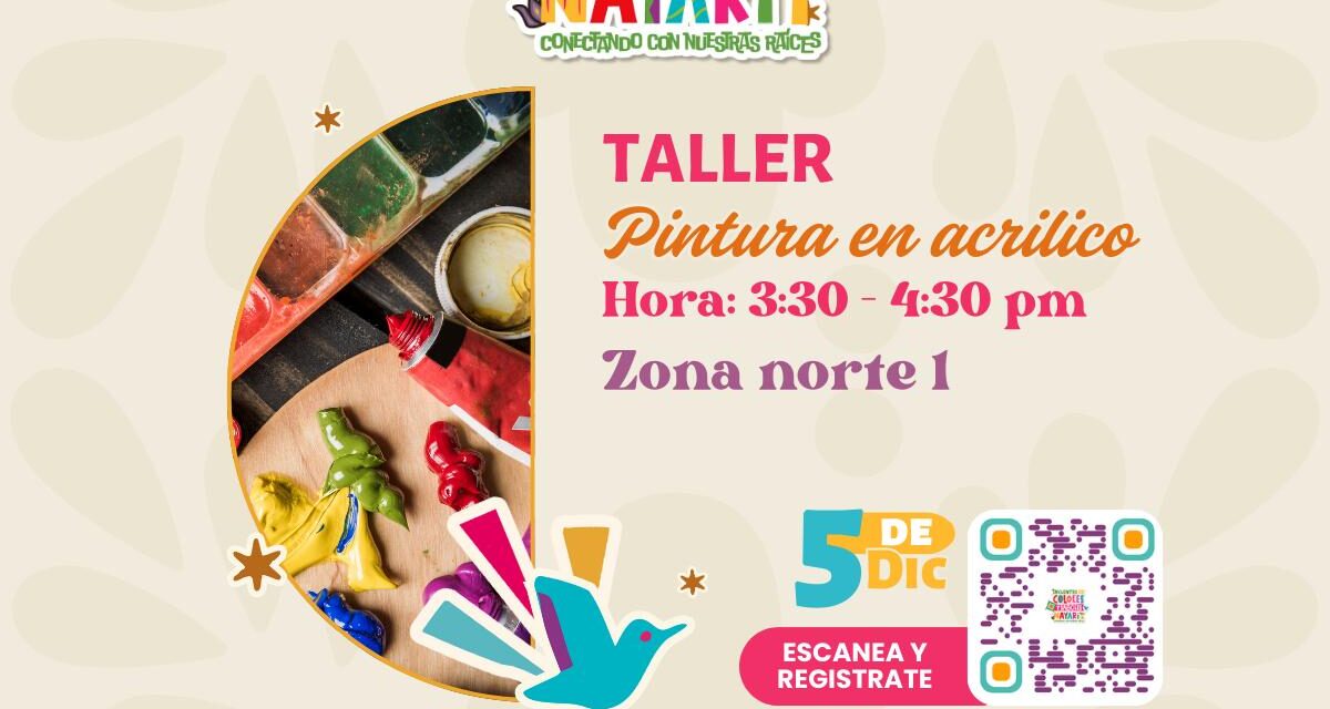 TALLER DE PINTURA EN ACRÍLICO EN COLORES Y SABORES