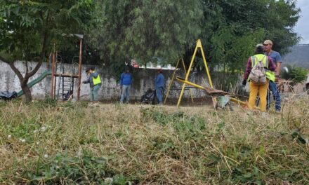 REALIZAN LIMPIEZA EN ÁREAS VERDES DE XALISCO
