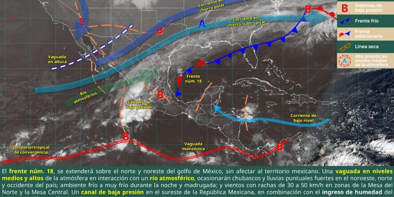 PRONÓSTICO DE LLUVIAS PARA ESTE 06 DE DICIEMBRE 2025