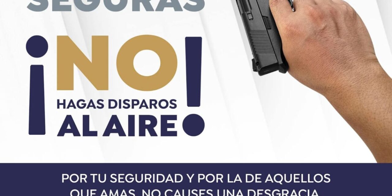 LLAMADO PARA EVITAR DISPAROS AL AIRE