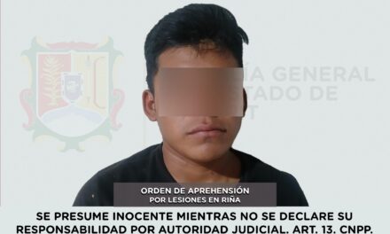 DETENIDO EN EL MUNICIPIO DEL NAYAR POR LESIONES EN RIÑA