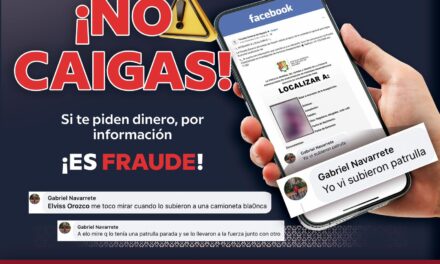 SE ALERTA A LA CIUDADANÍA SOBRE EXTORSIONES EN REDES SOCIALES