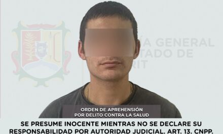 APREHENDIDO PROBABLE RESPONSABLE DE DELITO CONTRA LA SALUD