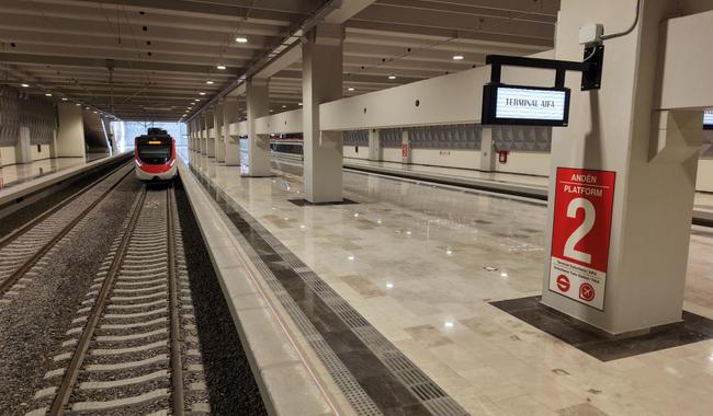 Presidenta Claudia Sheinbaum anuncia que Tren Lechería-AIFA estará listo en el primer trimestre de 2026
