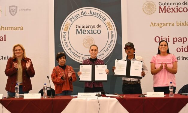 Presidenta encabeza entrega de más de 3 mil hectáreas de la Sierra Tarahumara de Chihuahua al Pueblo Ódami