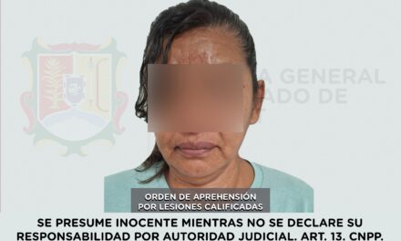 📢 #Boletín | APREHENDIDA EN ACAPONETA POR LESIONES CALIFICADAS