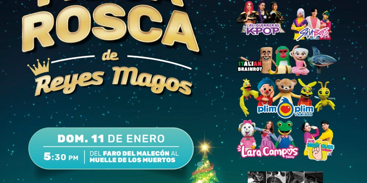 Puerto Vallarta celebrará el Día de Reyes con la rosca más grande de su historia