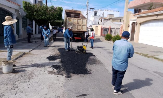 BACHEO Y REPARACIÓN DE TOPE EN CALLE LANGOSTA