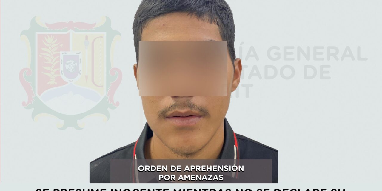 DETENIDO PRESUNTO RESPONSABLE DEL DELITO DE AMENAZAS