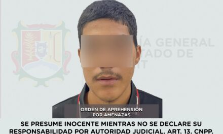 DETENIDO PRESUNTO RESPONSABLE DEL DELITO DE AMENAZAS