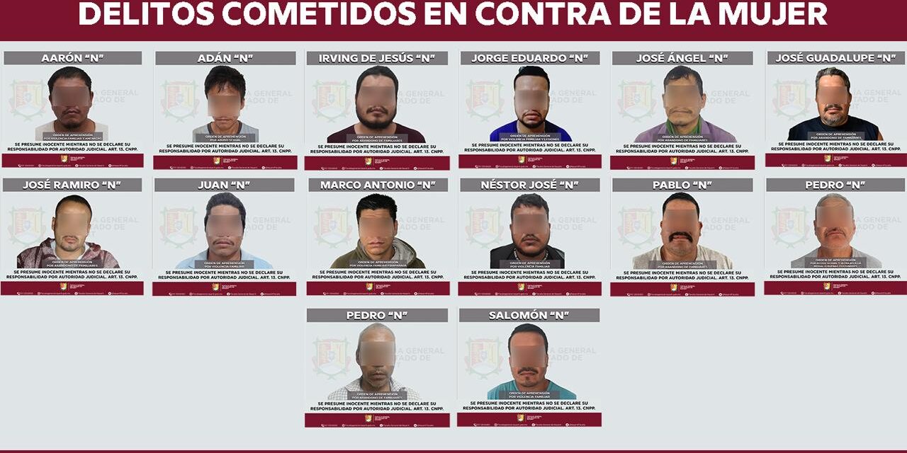 FISCALÍA DE NAYARIT CUMPLIMENTA 24 ÓRDENES DE APREHENSIÓN