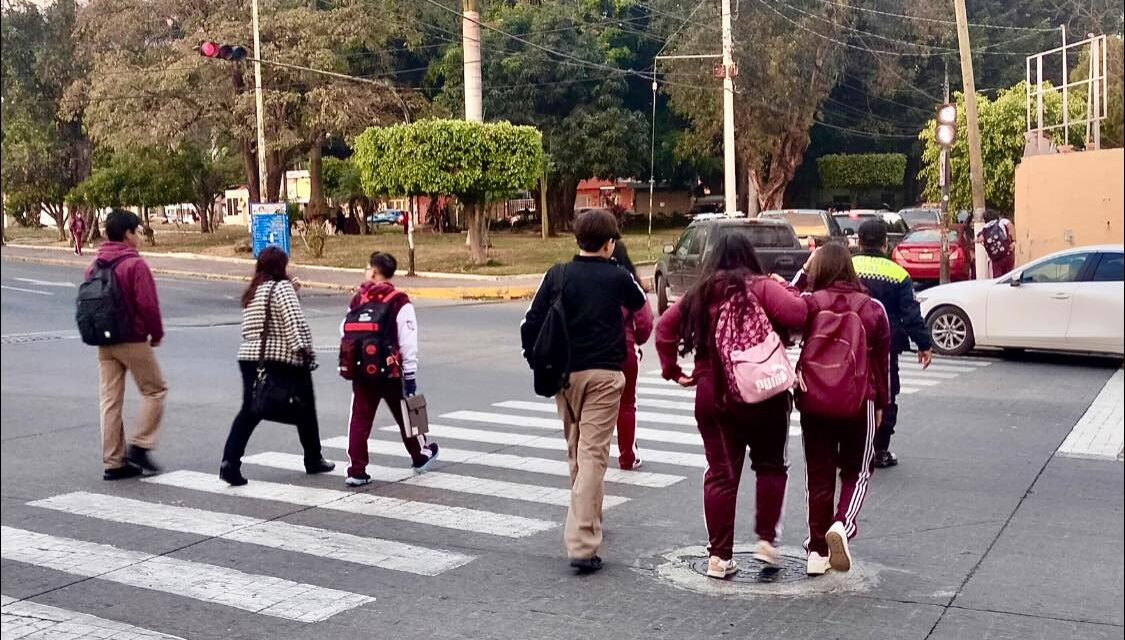REFUERZAN SEGURIDAD VIAL EN EL REGRESO A CLASES