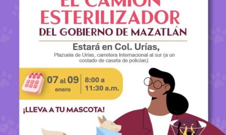 CAMIÓN ESTERILIZADOR LLEGA A LA COLONIA URÍAS