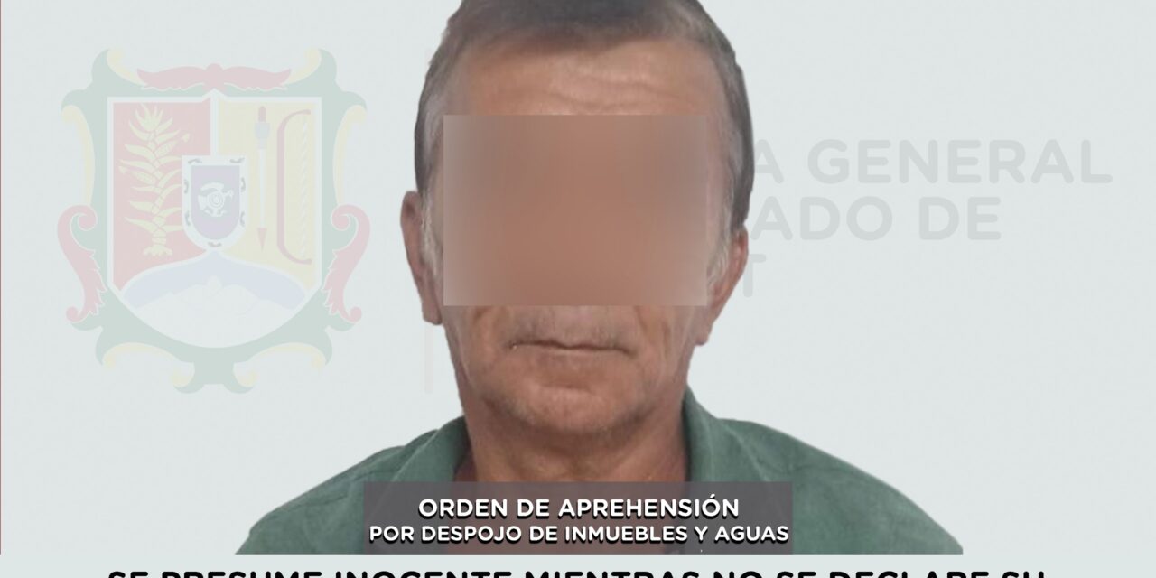 DETENIDO EN SAN BLAS POR DESPOJO DE INMUEBLES Y AGUAS