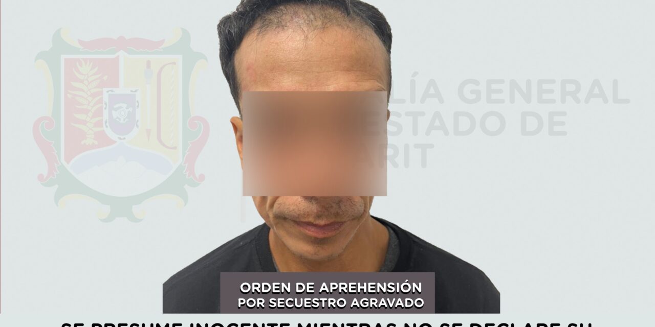 APREHENDIDO POR EL DELITO DE SECUESTRO AGRAVADO COMETIDO EN COLIMA