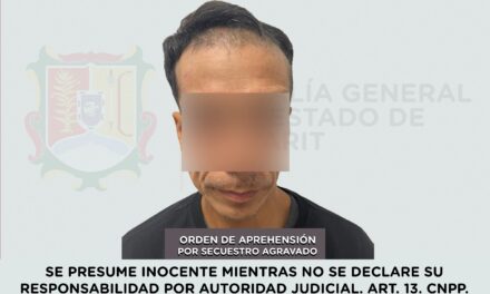 APREHENDIDO POR EL DELITO DE SECUESTRO AGRAVADO COMETIDO EN COLIMA