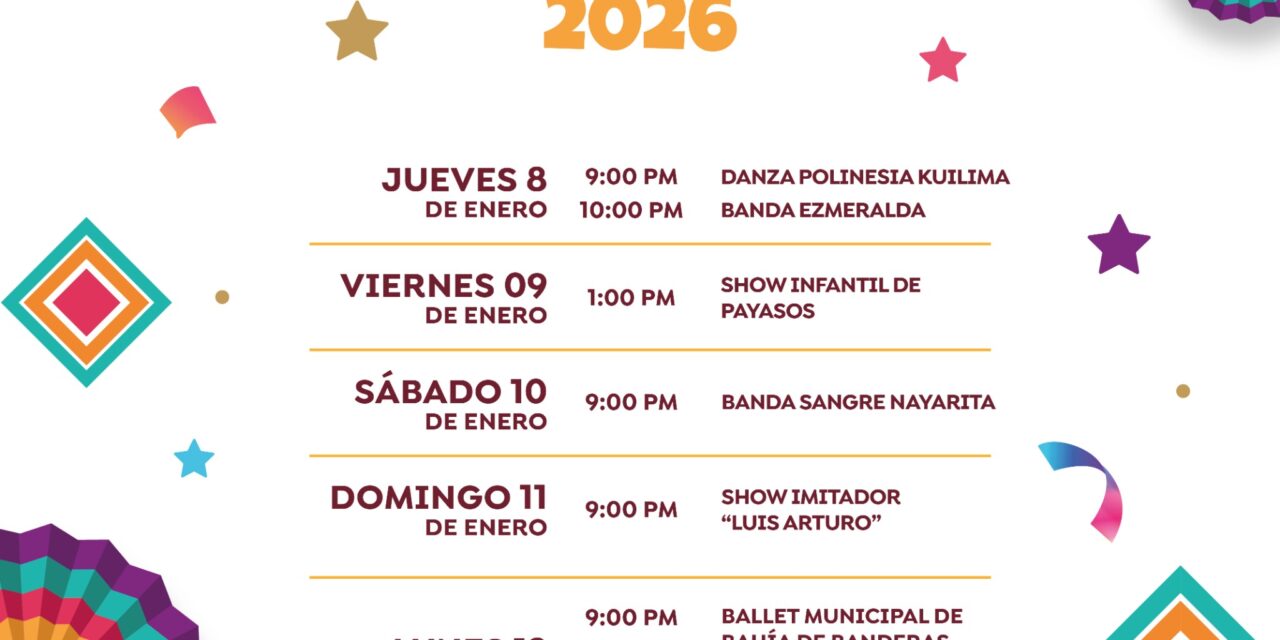 Todo listo para las Fiestas Patronales de Aguamilpa 2026