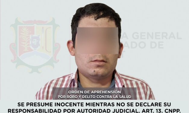 📢 #Boletín | CAPTURADO POR ROBO Y DELITO CONTRA LA SALUD