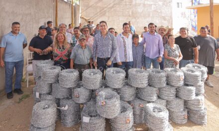 Héctor Santana continúa con el respaldo al campo y a sus ejidos