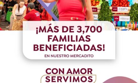 El «Mercadito” ha beneficiado a más de 3,700 familias de Bahía de Banderas