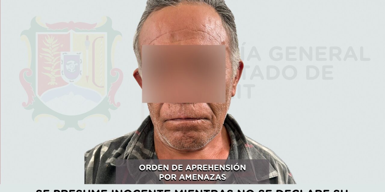 APREHENDIDO PRESUNTO RESPONSABLE DEL DELITO DE AMENAZAS
