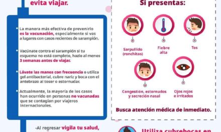 PREVIENE EL SARAMPIÓN: PROTÉGETE Y PROTEGE A LOS DEMÁS