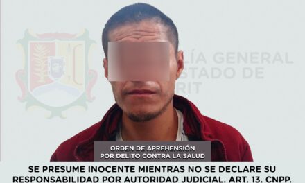 📢 #Boletín | EJECUTA FGEN ORDEN DE APREHENSIÓN POR DELITO CONTRA LA SALUD