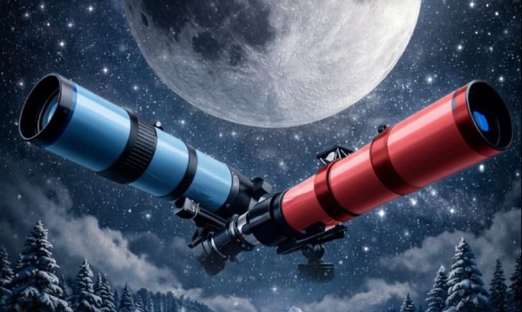 🌕🔭 Observación Astronómica: Luna de Nieve