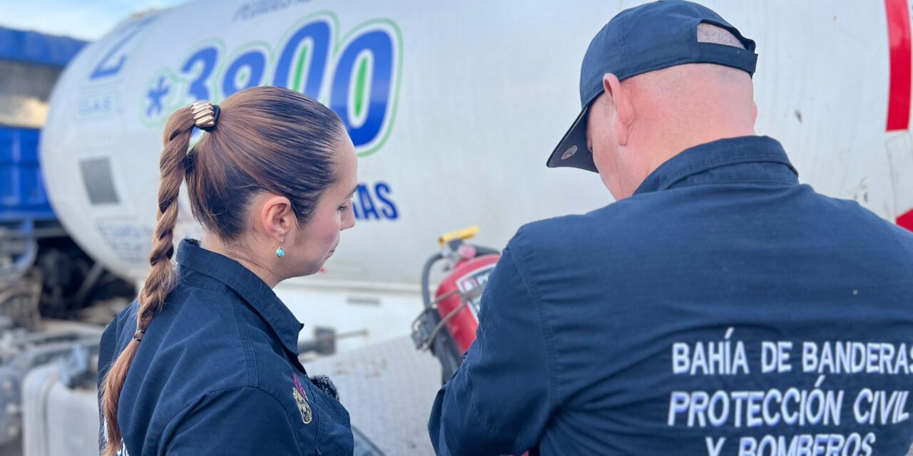 REFORZAMOS OPERATIVOS DE VERIFICACIÓN A DISTRIBUIDORES DE GAS LP EN BAHÍA DE BANDERAS