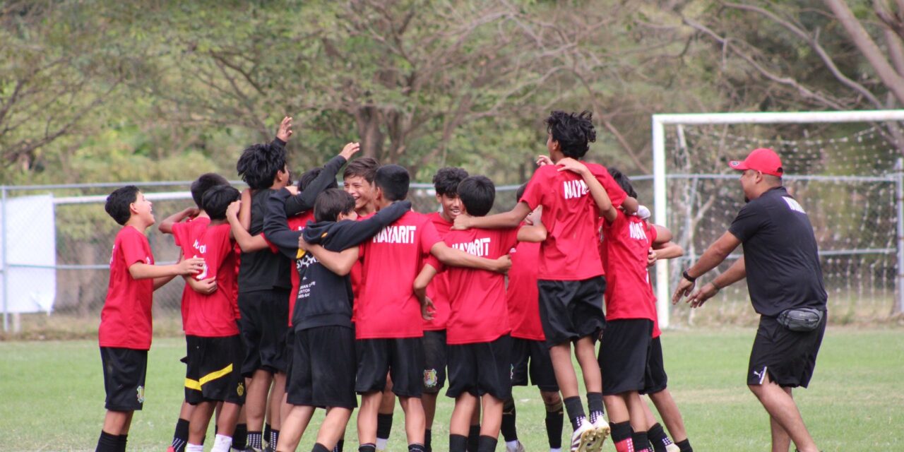 Tepic gana la fase Estatal de Fútbol en su rama varonil sub14