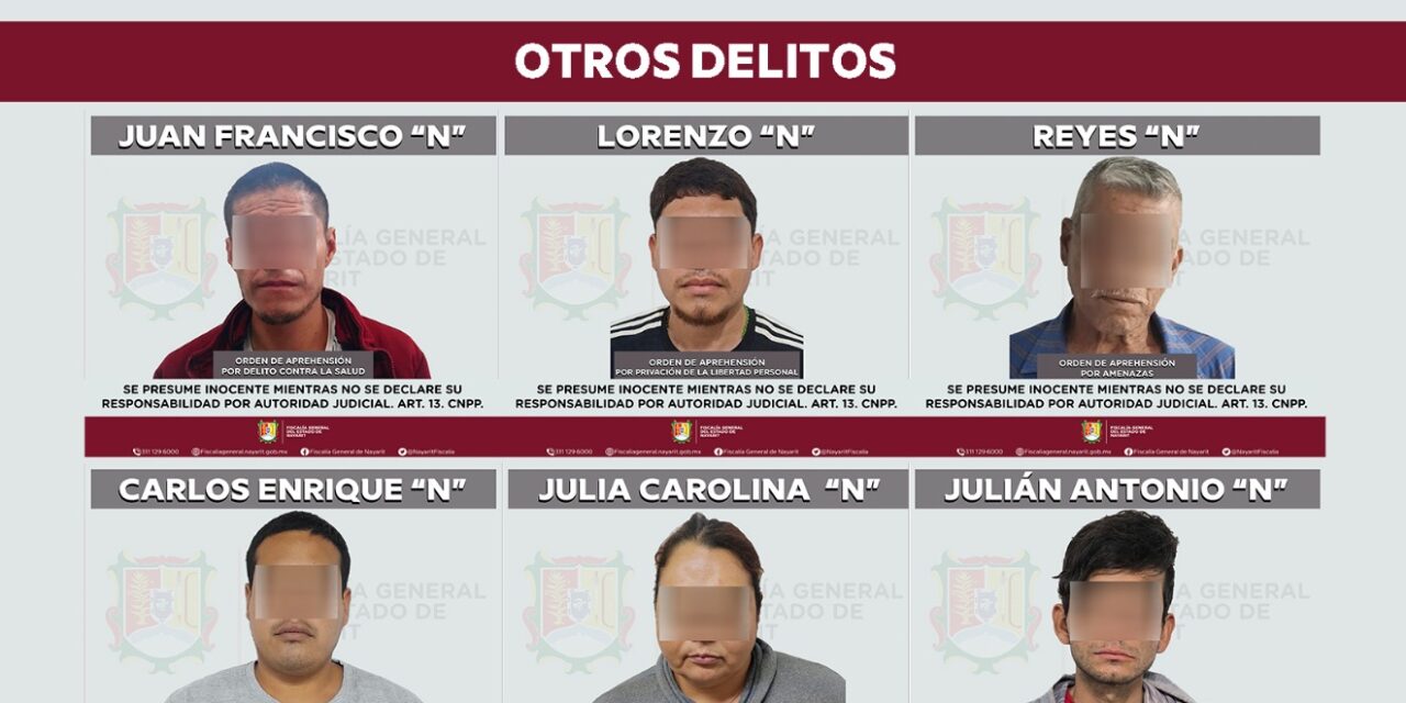 REPORTA FGEN 16 ÓRDENES DE APREHENSIÓN EJECUTADAS EN JORNADA DE ACCIÓN PENAL