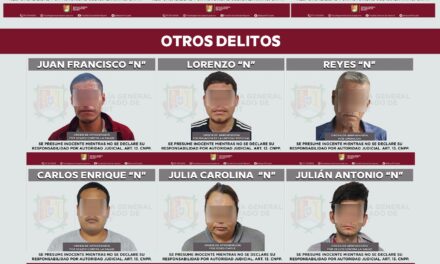 REPORTA FGEN 16 ÓRDENES DE APREHENSIÓN EJECUTADAS EN JORNADA DE ACCIÓN PENAL