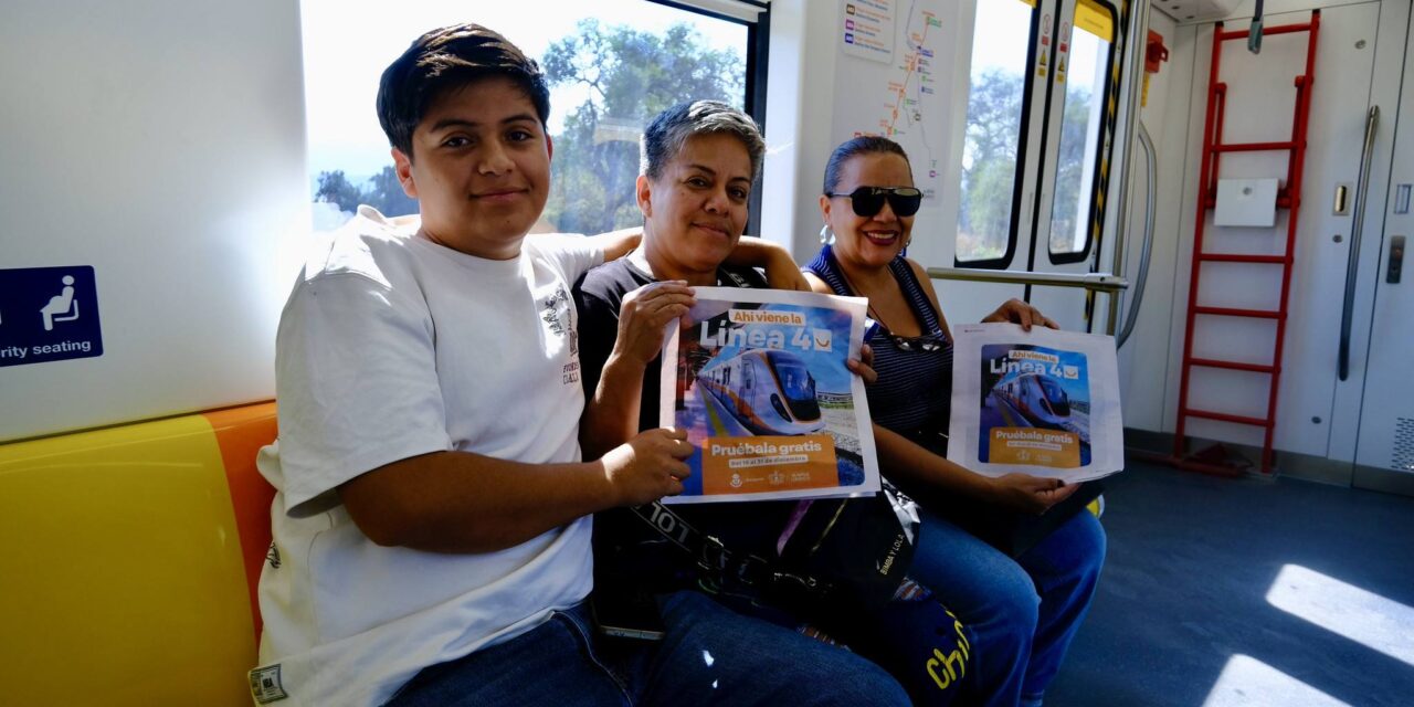 Línea 4 fortalece la movilidad en el sur del Área Metropolitana de Guadalajara