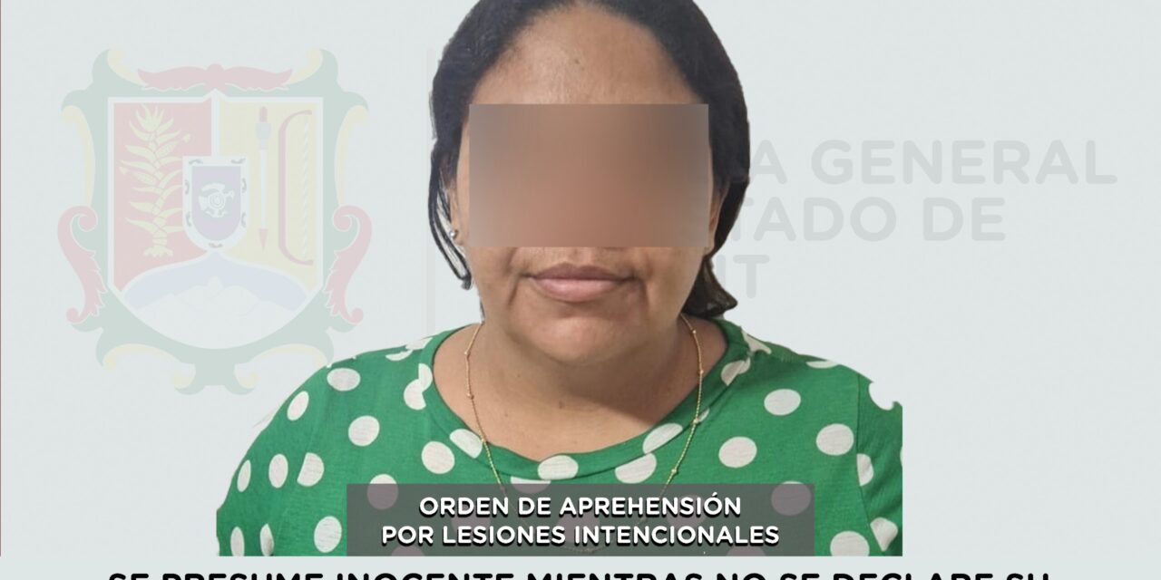 📢 #Boletín | CAPTURADA EN TECUALA POR EL DELITO DE LESIONES INTENCIONALES