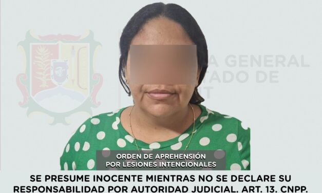 📢 #Boletín | CAPTURADA EN TECUALA POR EL DELITO DE LESIONES INTENCIONALES