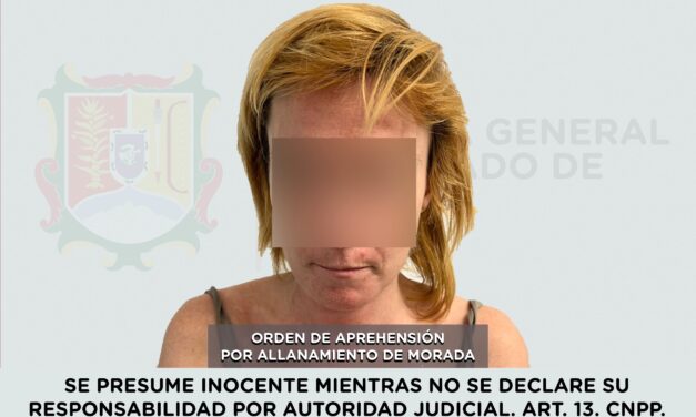 📢 #Boletín | APREHENDIDA POR ALLANAMIENTO DE MORADA Y DAÑO EN LAS COSAS