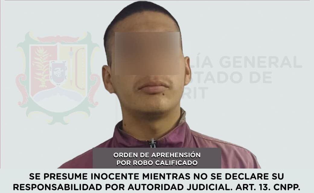 📢 #Boletín | EJECUTA FGEN ORDEN DE APREHENSIÓN POR ROBO CALIFICADO