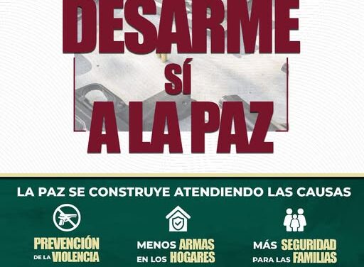 ¡Sí al Desarme, Sí a la Paz!