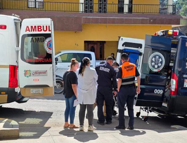 CRUM Nayarit coordina atención interinstitucional de alta prioridad ante emergencia por quemaduras en San Blas
