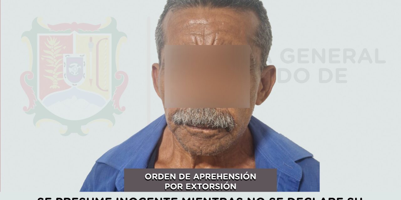 📢 #Boletín | CAPTURADO EN TECUALA POR EL DELITO DE EXTORSIÓN