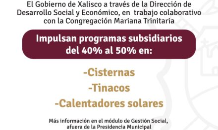 XALISCO IMPULSA PROGRAMAS SUBSIDIARIOS PARA MEJORAR HOGARES