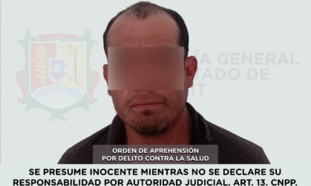 APREHENDIDO EN TEPIC POR POSESIÓN DE PSICOTRÓPICOS