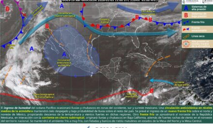 PRONÓSTICO DEL CLIMA PARA HOY 03 DE ENERO DE 2026