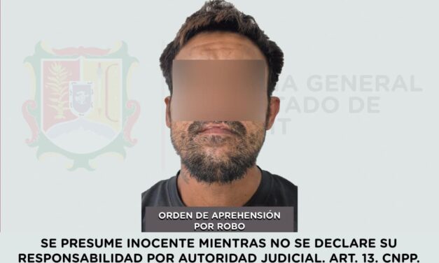 CAPTURADO EN BAHÍA DE BANDERAS POR EL DELITO DE ROBO