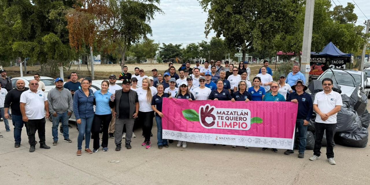 “MAZATLÁN TE QUIERO LIMPIO” LLEGA A EL PROGRESO Y PRADERA DORADA