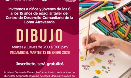TALLER DE DIBUJO GRATUITO EN LOMA ATRAVESADA