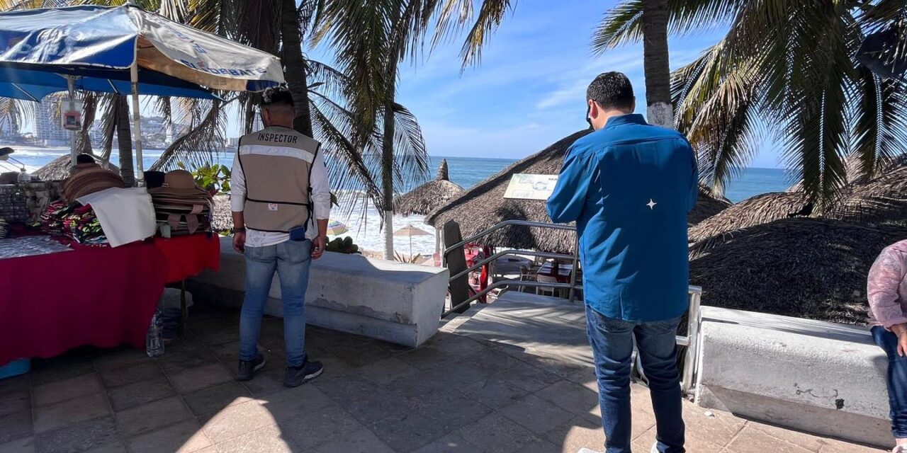 SUPERVISAN Y LIBERAN ACCESOS A PLAYAS DEL MALECÓN
