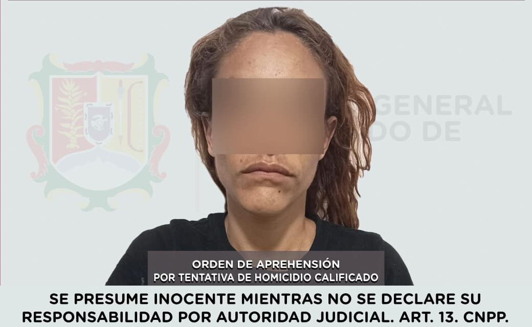 APREHENDIDA POR HOMICIDIO CALIFICADO EN GRADO DE TENTATIVA