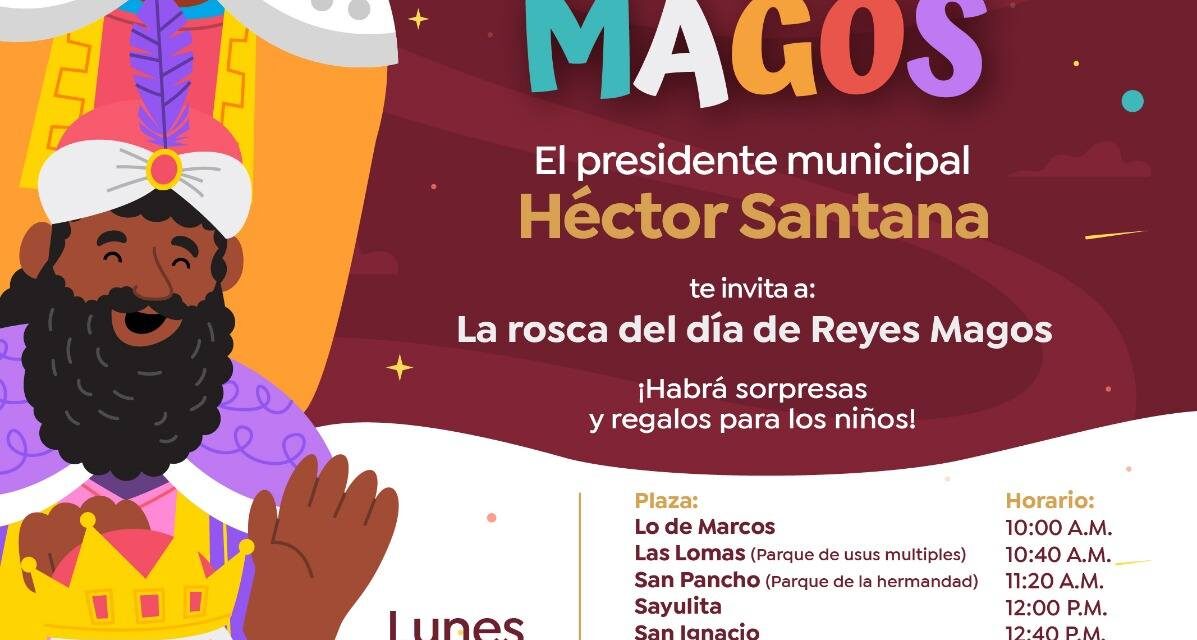 PARTAMOS LA ROSCA DE REYES EN BAHÍA DE BANDERAS