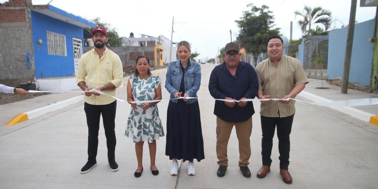 Entrega la Presidenta Estrella Palacios más obras del Bienestar